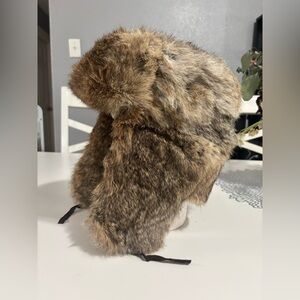 Vintage Rabbit Fur Trapper hat size Medium.